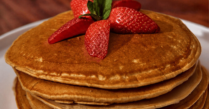 Whole Grain Einkorn Pancakes image