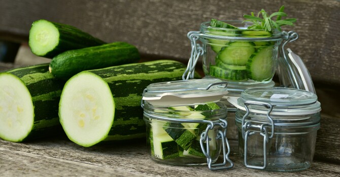 Fermenting Harvested Vegetables